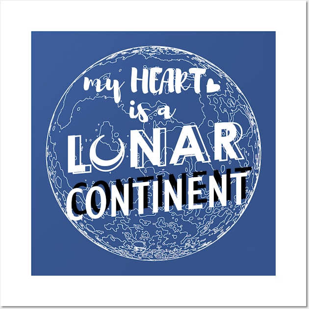 lunar continent Wall Art by errol5cross